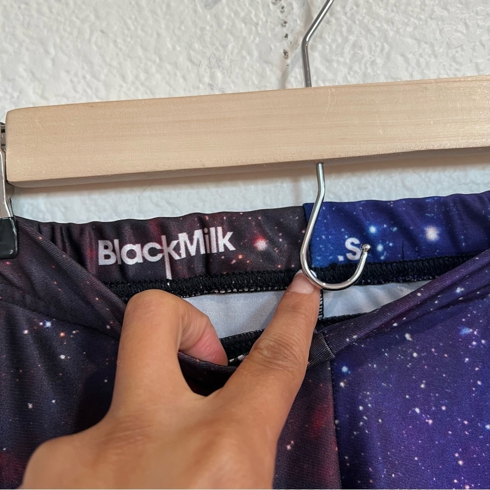 Blackmilk- Purple/Pink Galaxy Leggings Small - Picture 2 of 8